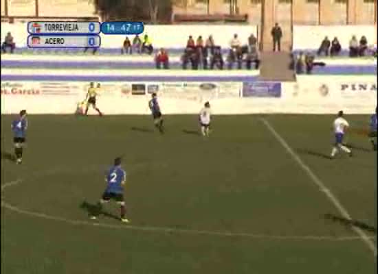 Primera parte del partido CD Torrevieja - CD Acero